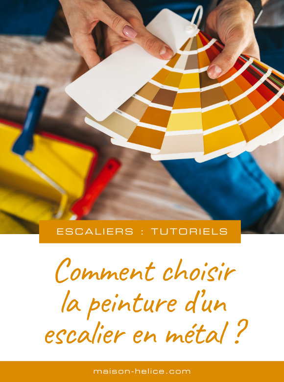 Escalier tutoriel : Comment choisir la peinture d’un escalier en métal ?