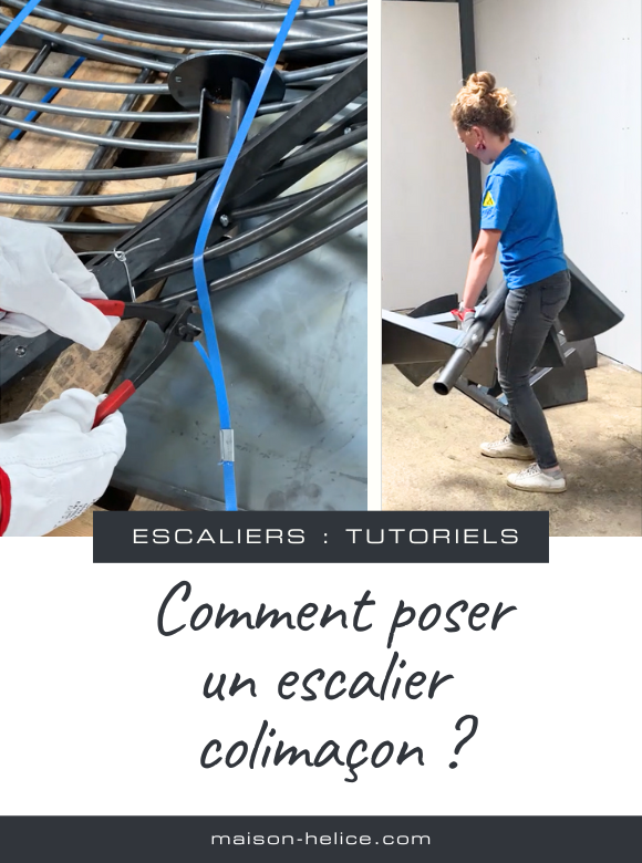 Comment poser un escalier hélicoïdal ? Voici les principales étapes pour réussir l’installation d’un escalier colimaçon. Tutoriel en 6 étapes. Chez Maison Hélice, notre expertise nous a permis de simplifier l’installation des escaliers colimaçon pour la rendre accessible à tous, même aux débutants et débutantes en bricolage : la pose des escaliers colimaçon de Maison Helice.