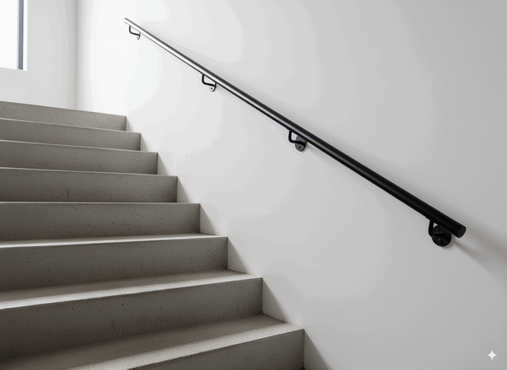 main courante escalier sur mesure noir